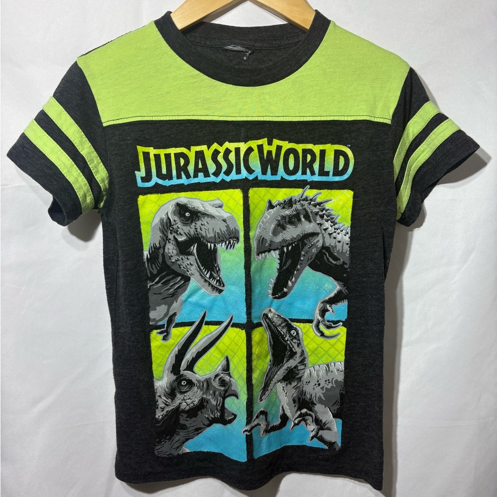 Six 4Y Boys Dinosaur Short Sleeve Shirt, Boys Tees, Dino T-shirt, Girls Shirts - Picture 2 of 7